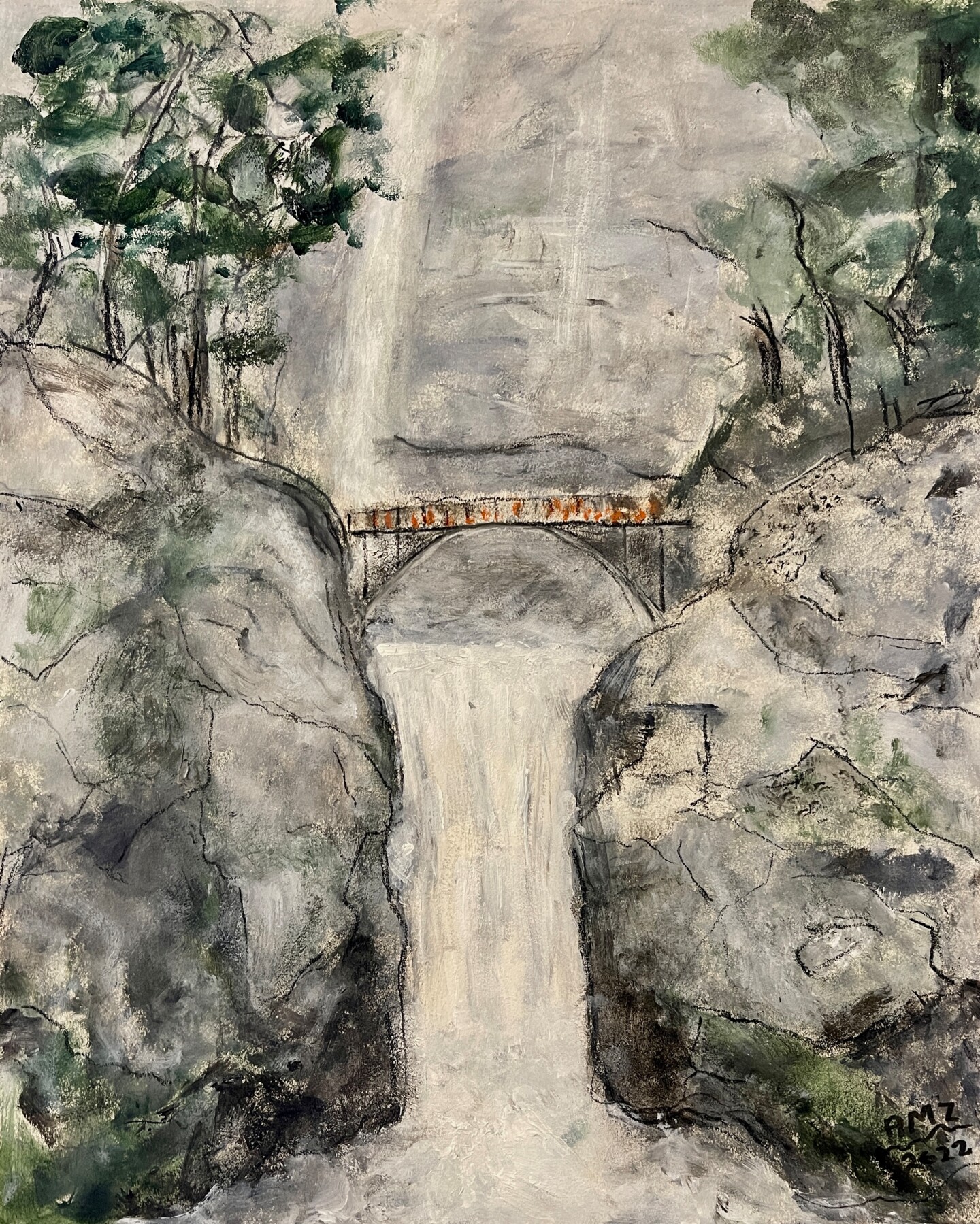Alfredo Machado Zingg - Multinomah falls